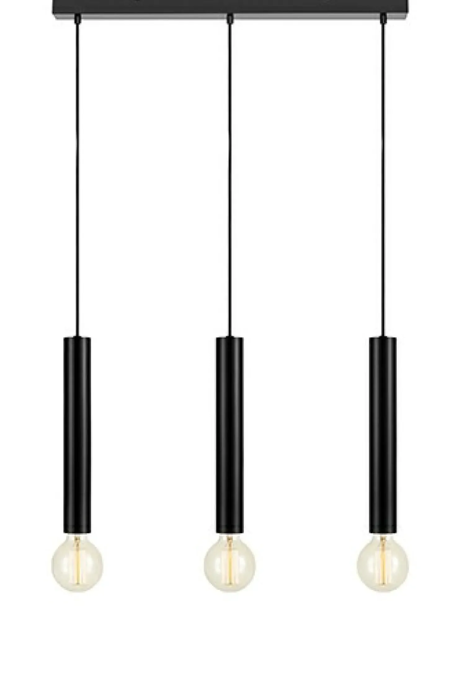 Best Sale Sklep Kaja Czarna lampa wisząca z trzema źródłami światła 108262 | Kaja
