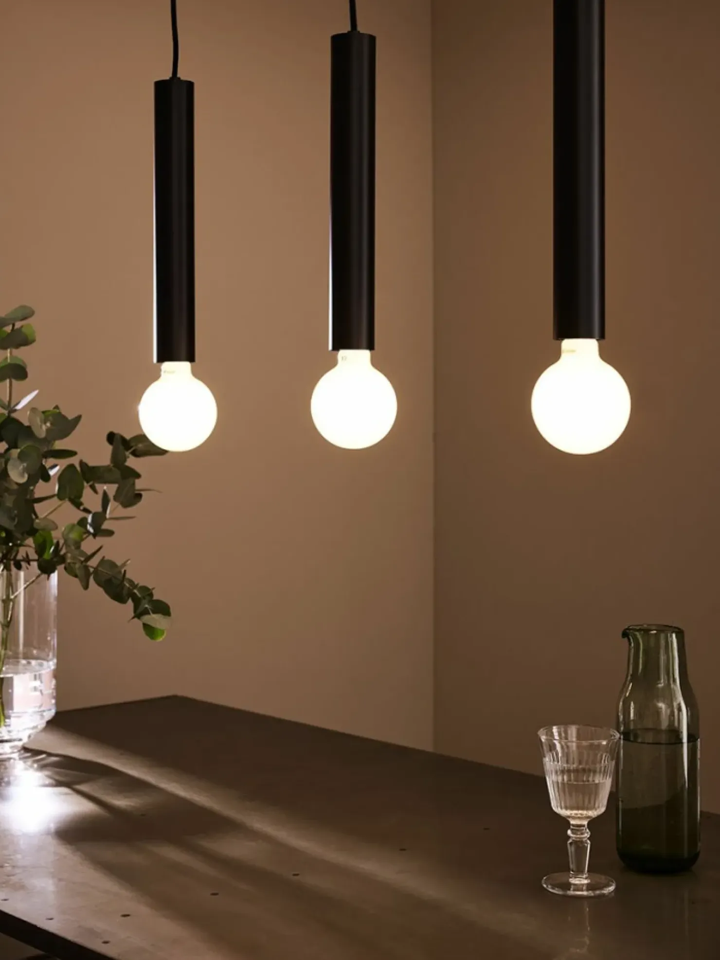 Best Sale Sklep Kaja Czarna lampa wisząca z trzema źródłami światła 108262 | Kaja