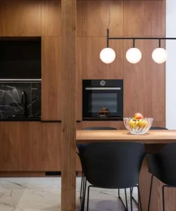 Discount Sklep Kaja Czarna lampa z białymi kloszami nad stół K-4833 FARO | Kaja