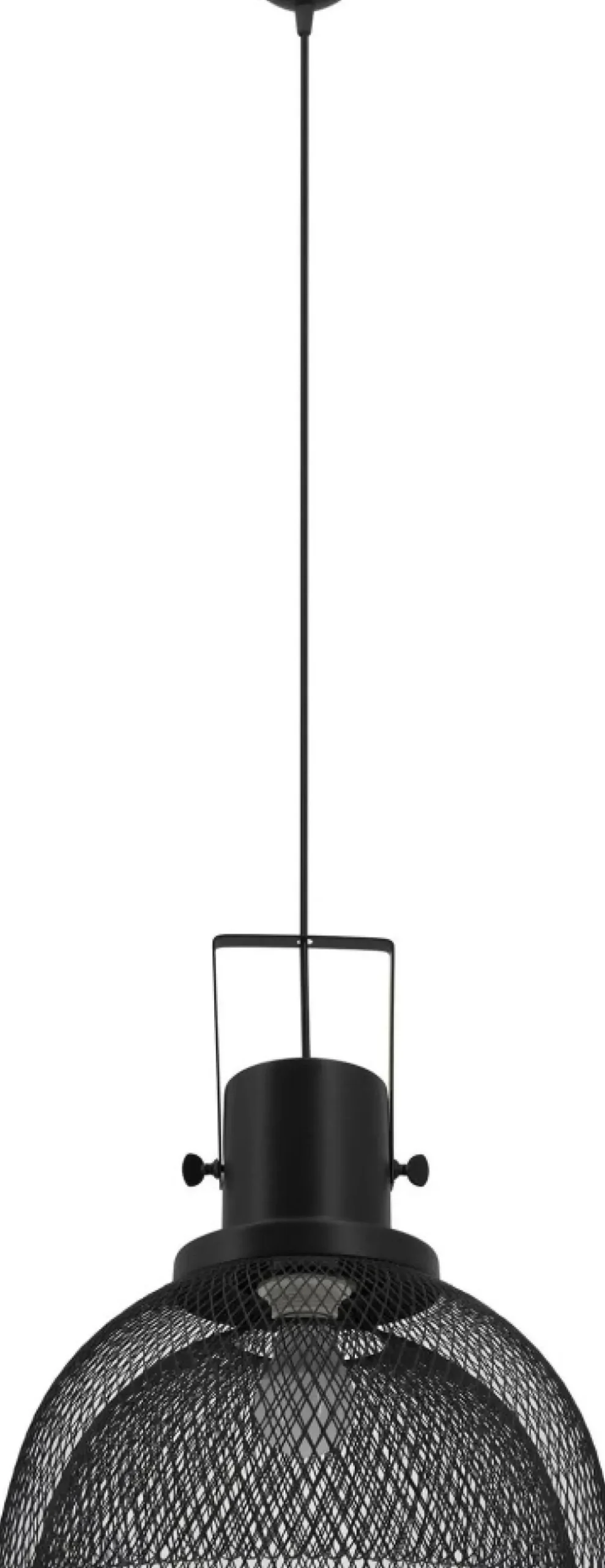 Store Sklep Kaja Czarna lampa z drucianym kloszem 9906/1 ZWIS - 01 DARIA | Kaja