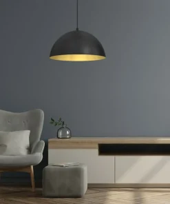 Hot Sklep Kaja Czarna lampa z szerokim, otwartym kloszem MLP7896 z serii BETA | Kaja Oświetleni