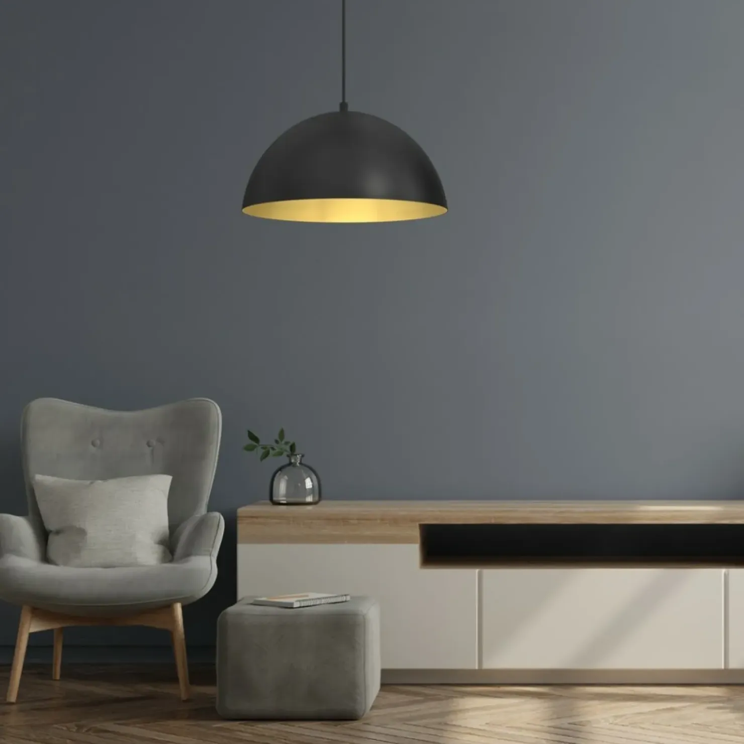 Hot Sklep Kaja Czarna lampa z szerokim, otwartym kloszem MLP7896 z serii BETA | Kaja Oświetleni