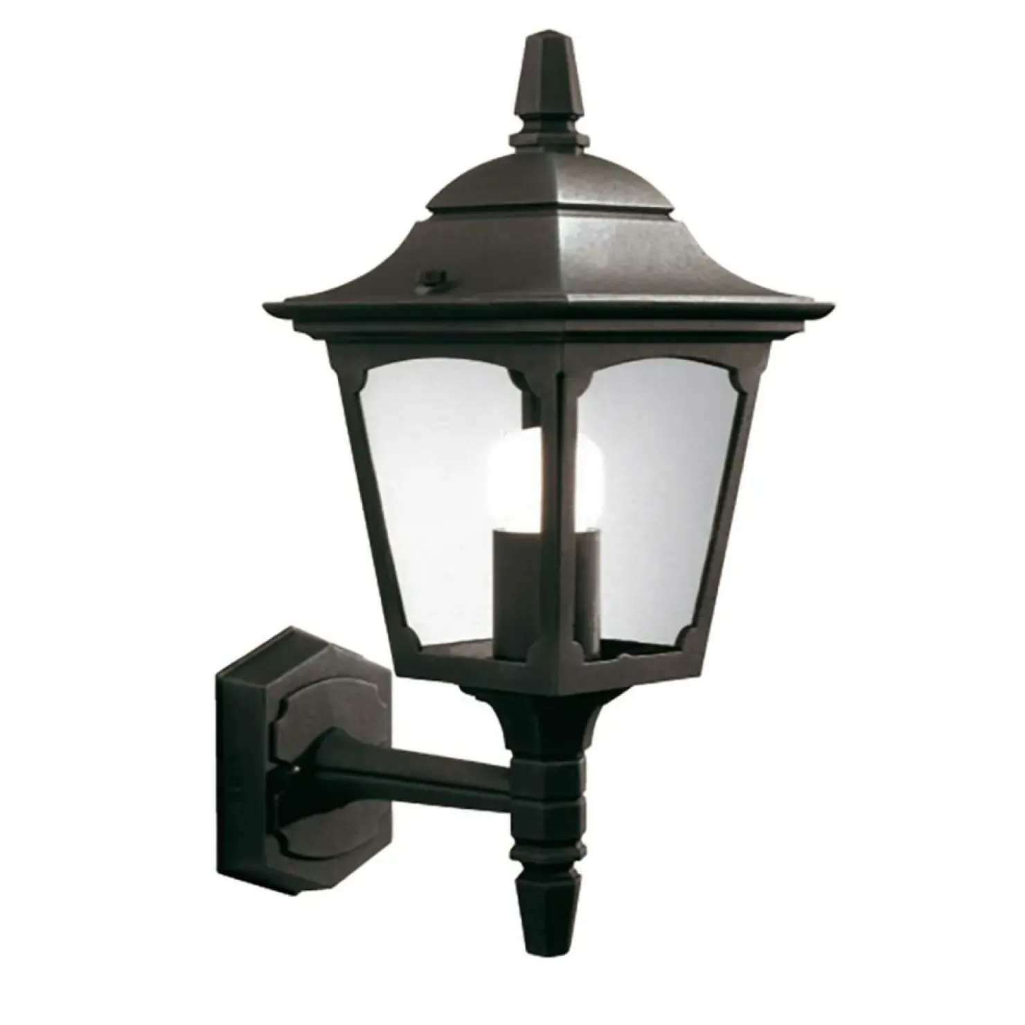 Czarna lampa zewnętrzna, ścienna CPM1-BLACK z serii CHAPEL MINI*Sklep Kaja Hot