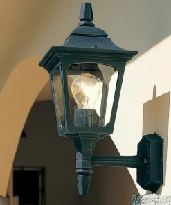Czarna lampa zewnętrzna, ścienna CPM1-BLACK z serii CHAPEL MINI*Sklep Kaja Hot