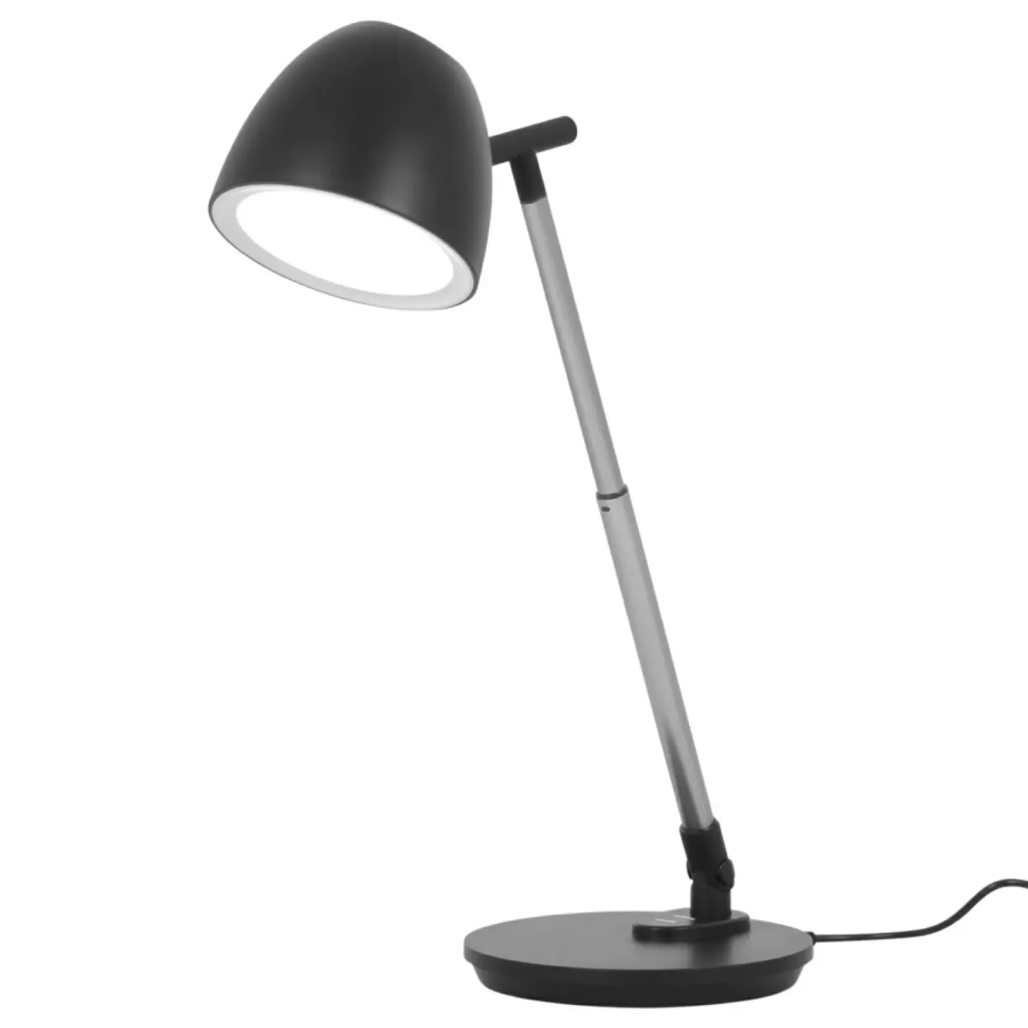 Czarna lampka biurkowa, wbudowany LED K-BL1528 z serii LOLEK*Sklep Kaja Clearance