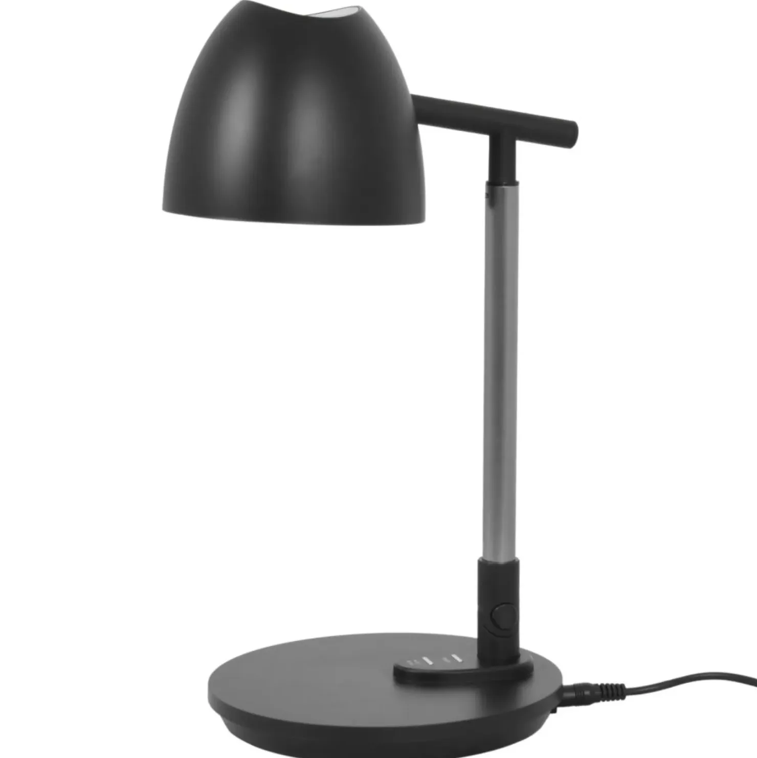 Czarna lampka biurkowa, wbudowany LED K-BL1528 z serii LOLEK*Sklep Kaja Clearance