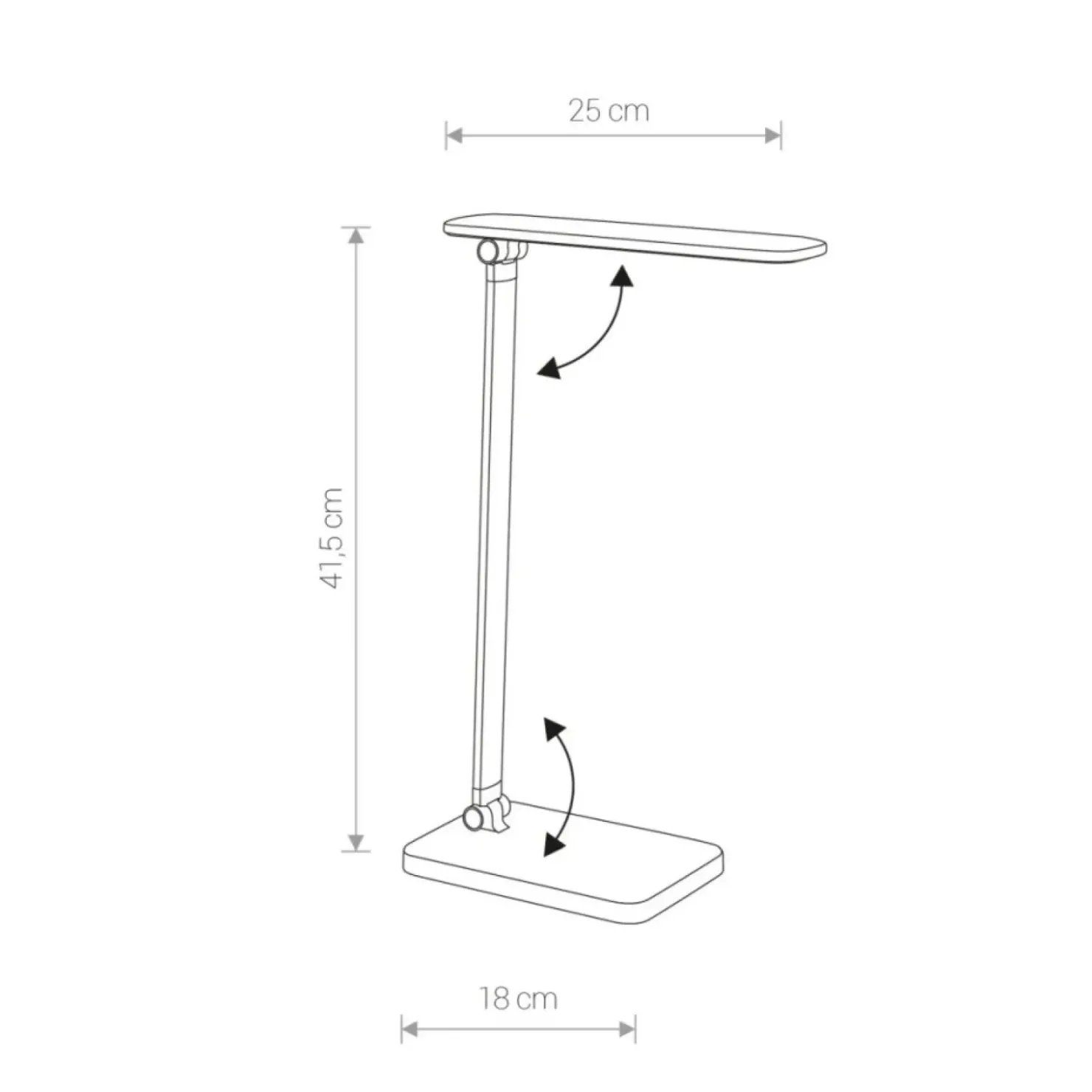 Czarna lampka biurkowa z wbudowanym LED-em 8404 | Kaja Oświetlenie*Sklep Kaja Sale