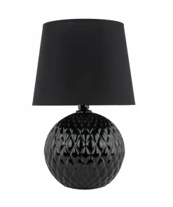 Czarna lampka na szafkę nocną TK 16047 SANTANA BLACK | Kaja*Sklep Kaja Outlet