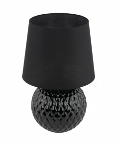 Czarna lampka na szafkę nocną TK 16047 SANTANA BLACK | Kaja*Sklep Kaja Outlet