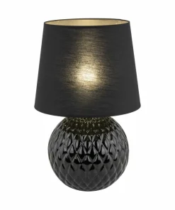 Czarna lampka na szafkę nocną TK 16047 SANTANA BLACK | Kaja*Sklep Kaja Outlet
