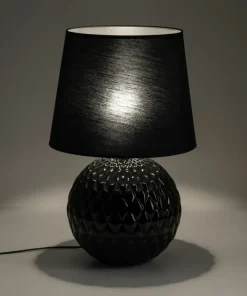 Czarna lampka na szafkę nocną TK 16047 SANTANA BLACK | Kaja*Sklep Kaja Outlet