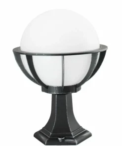 Czarna lampka ogrodowa z koszykiem i kloszem K 4011/1/KPO 250 | Kaja Oś*Sklep Kaja Fashion