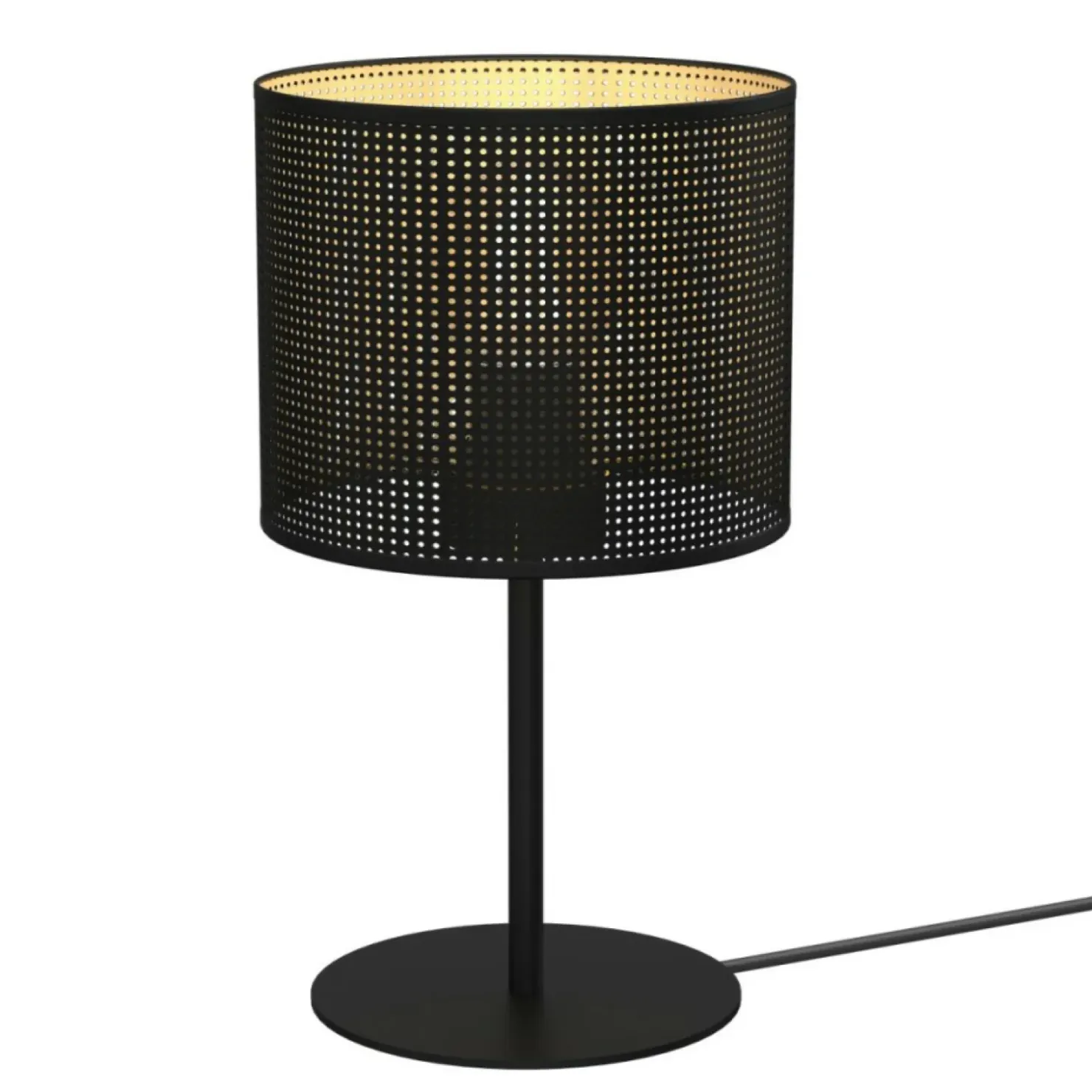Czarna lampka stołowa, do sypialni LX 5256 z serii LOFT SHADE | Kaja*Sklep Kaja Outlet