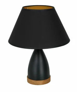 Czarna lampka stołowa na szafkę nocną LX 3725 z serii TABLE LAMPS*Sklep Kaja Sale
