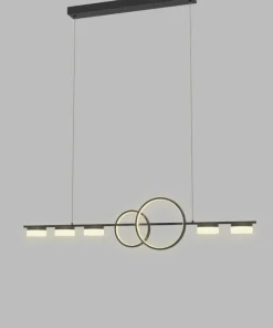 Outlet Sklep Kaja Czarna, ledowa lampa do oświetlenia stołu WF 7030-702 MESSINA | Kaja czarnymat