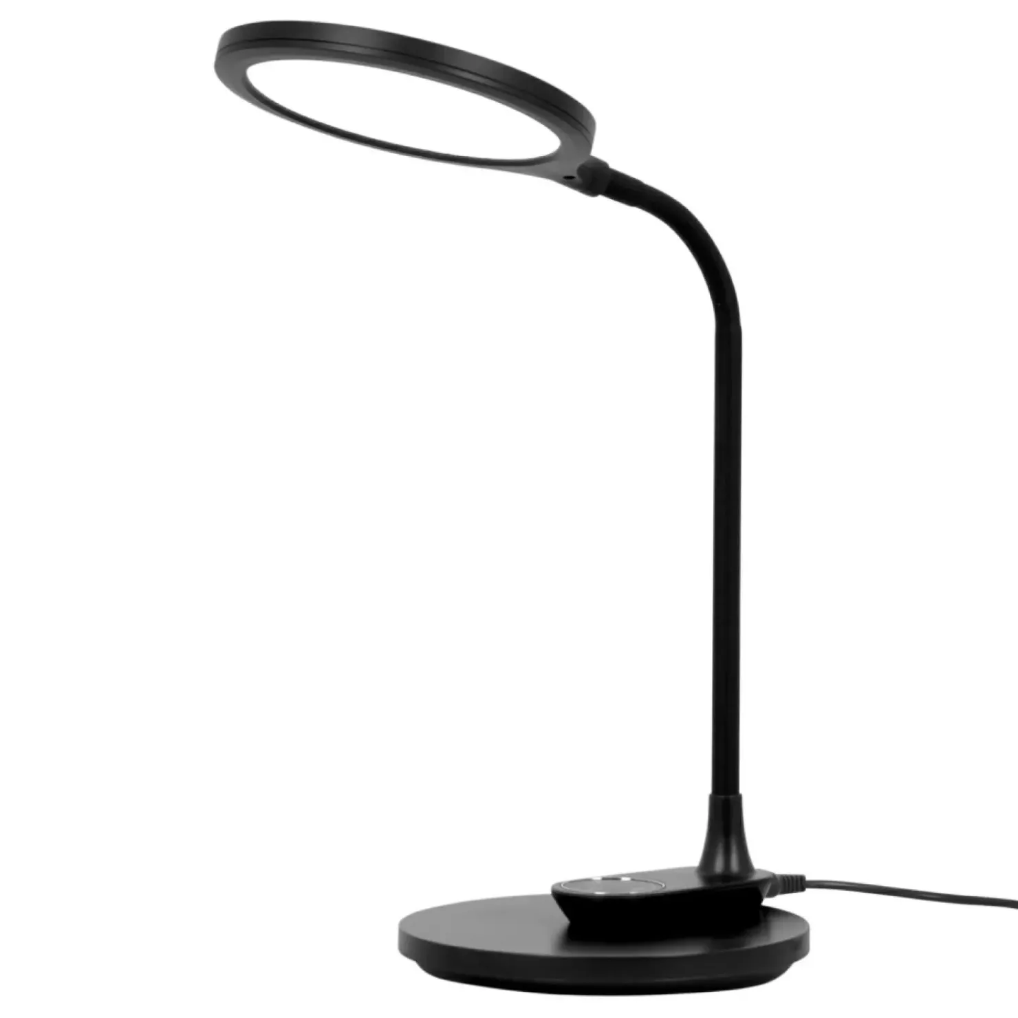 Czarna ledowa lampka biurkowa, ściemniana K-BL1153 z serii GAJA*Sklep Kaja Sale