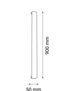 Czarna listwa ścienna ze światłem LED 90cm 4000K ANT 4014 HOSO | Kaja*Sklep Kaja Cheap