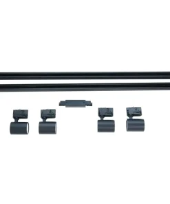 Czarna listwa 3-fazowa 2m ze spotami LP-737 BK SET 3F z serii SNOW SET*Sklep Kaja Store