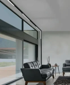 Czarna listwa LED do szyny magnetycznej 1-fazowej AZ4605 SAGA | Kaja*Sklep Kaja Store