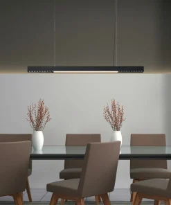 Fashion Sklep Kaja Czarna listwa LED nad stół 120cm LP-1301/1P L BK SMART CALI L | Kaja