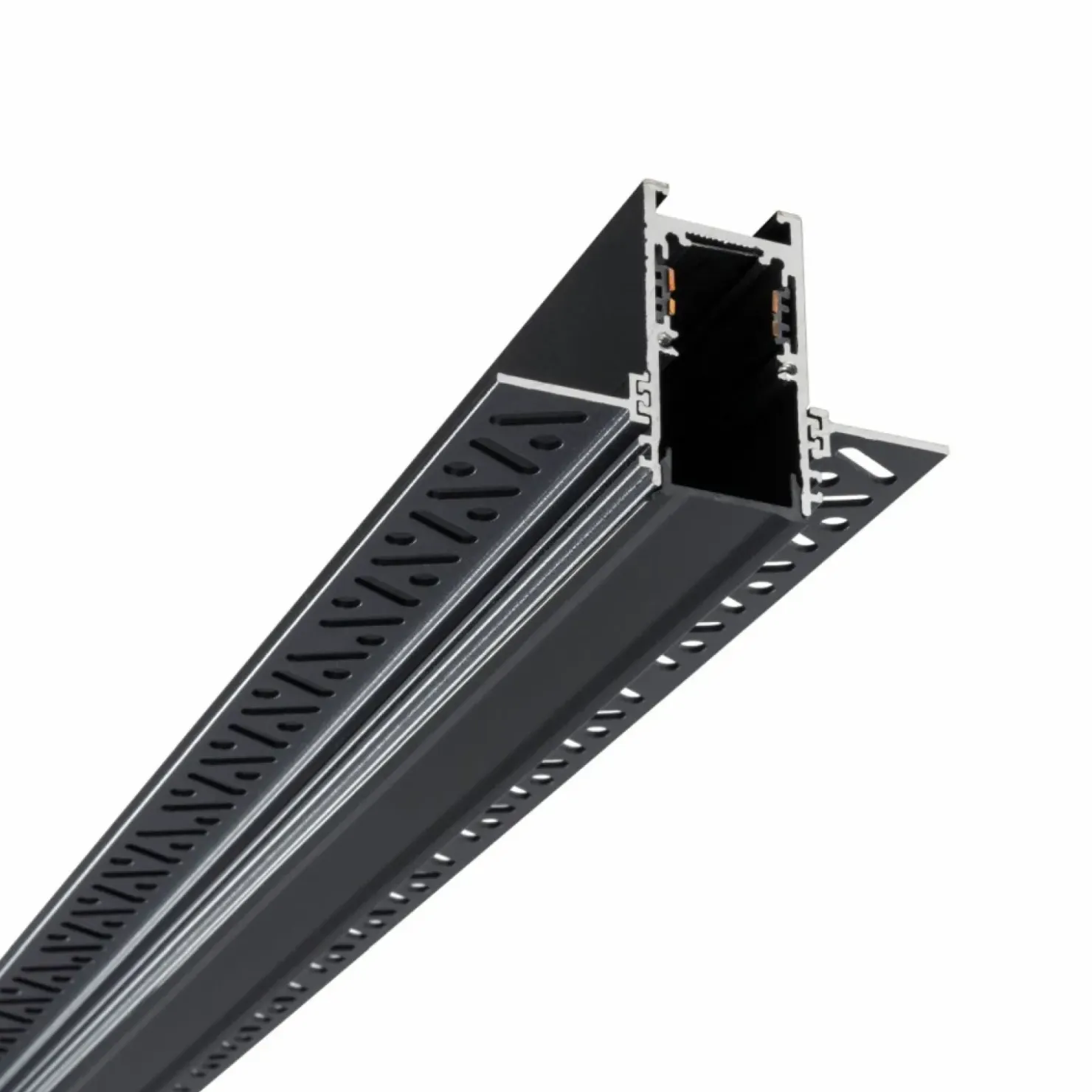 Czarna listwa podtynkowa magnetyczna 1F 10157 LVM TRACK | Kaja*Sklep Kaja Outlet