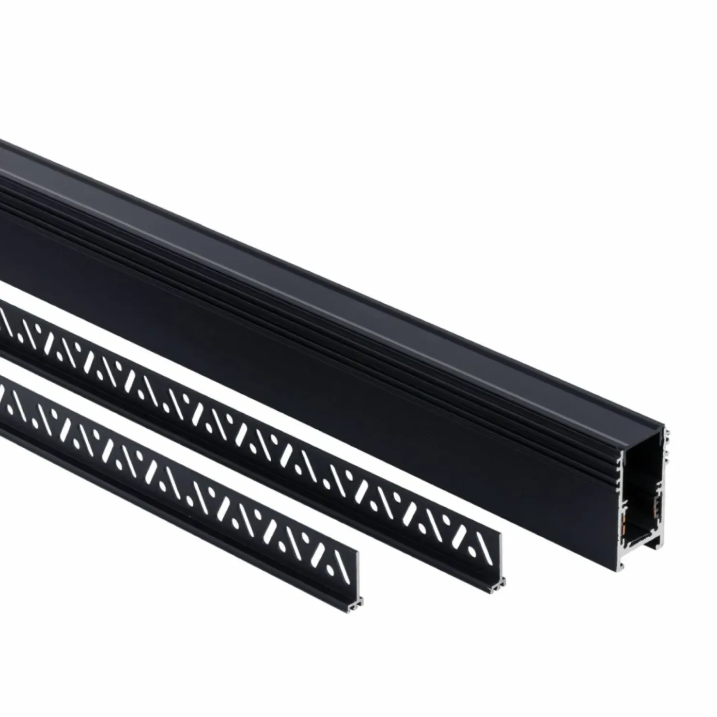 Czarna listwa podtynkowa magnetyczna 1F 10157 LVM TRACK | Kaja*Sklep Kaja Outlet