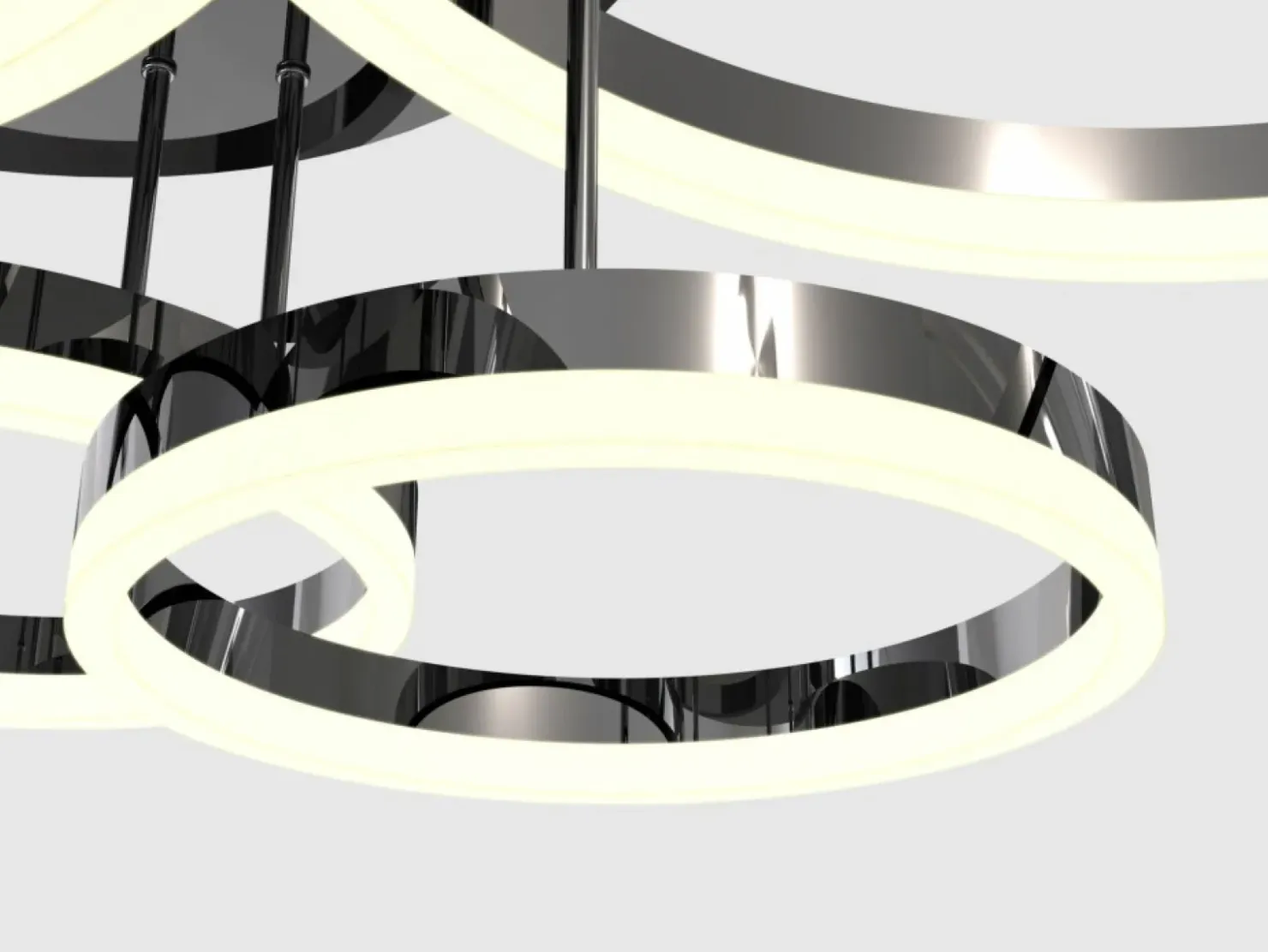 Czarna, nowoczesna lampa sufitowa LED WF 9049-605 PERPIGNON | Kaja*Sklep Kaja Discount