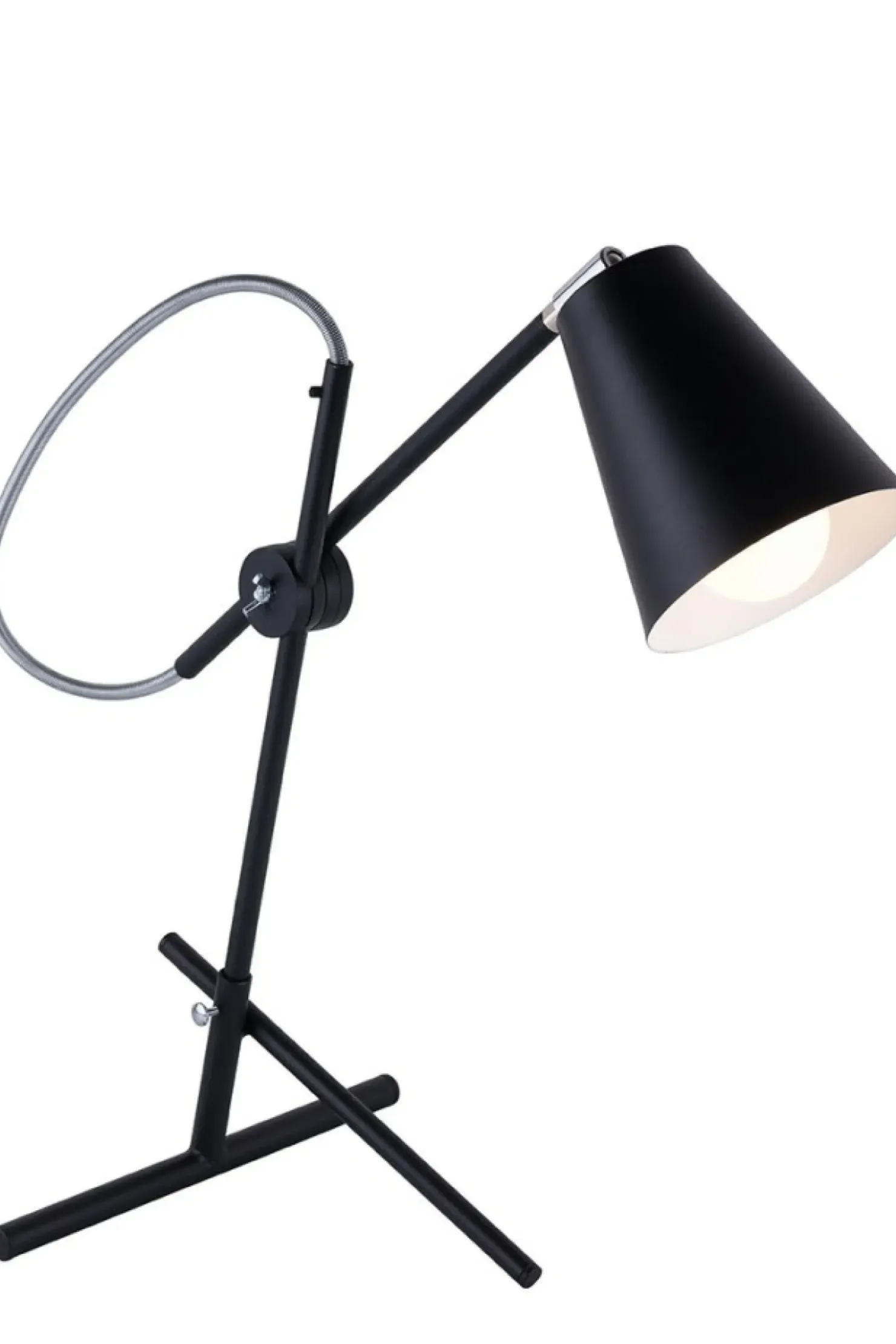 Czarna nowoczesna lampka biurkowa E27t 1008B1 ARTE | Kaja Oświetlenie*Sklep Kaja Cheap