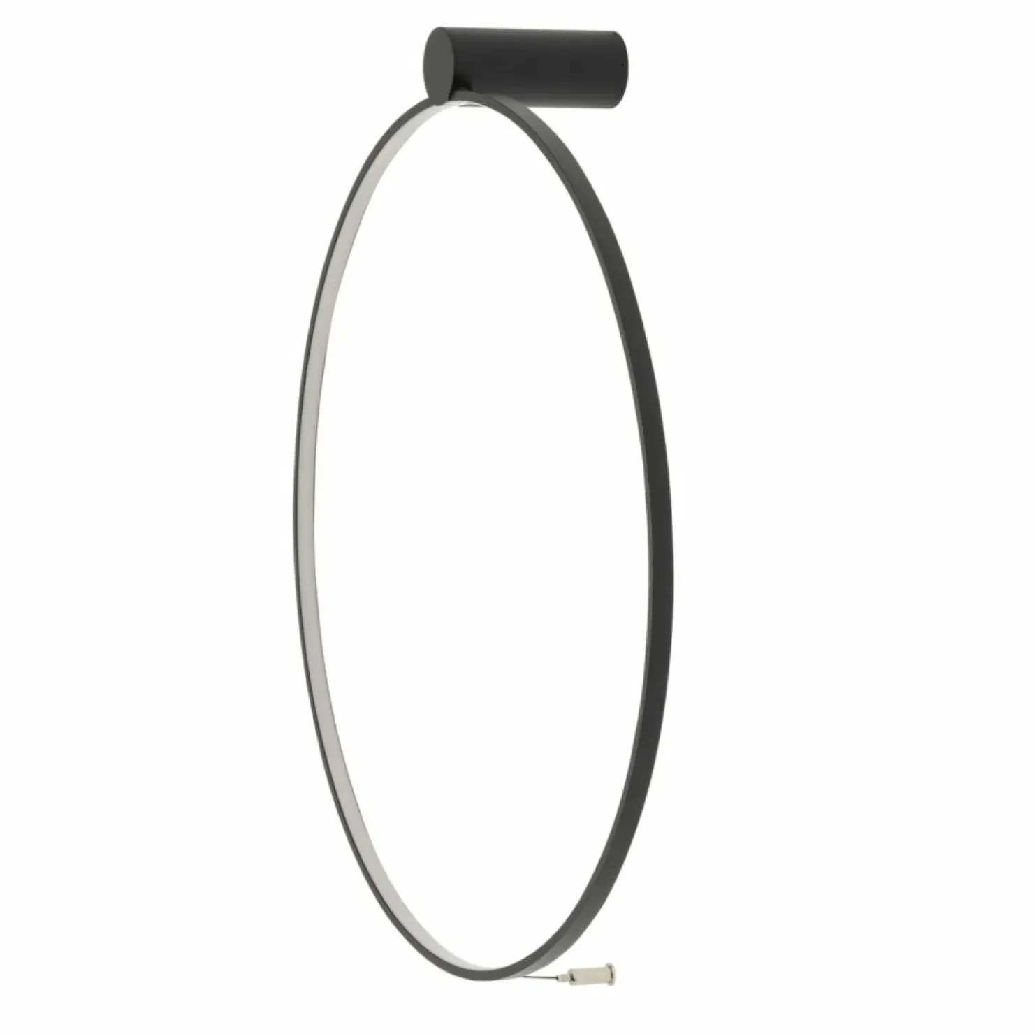 Czarna obręcz sufitowa plafon 4000K ⌀60cm 10865 CIRCOLO LED | Kaja*Sklep Kaja Best Sale