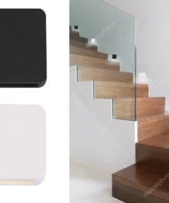 Czarna, podtynkowa lampa na schody LP-0458 BK STEP | Kaja Oświetlenie*Sklep Kaja Clearance
