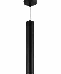 Online Sklep Kaja Czarna, pojedyncza lampa wisząca, loftowa tuba ML8868 PORTER | Kaja