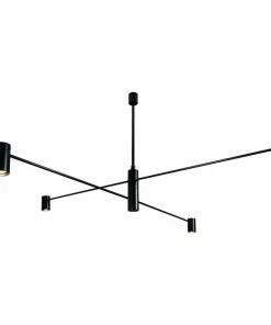 Best Sklep Kaja Czarna, prosta lampa wisząca ze spotami ANT 5636 DAKATA | Kaja