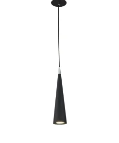 Store Sklep Kaja Czarna, punktowa lampa wisząca P318PL-01B NEVILL | Kaja Oświetlenie czarny