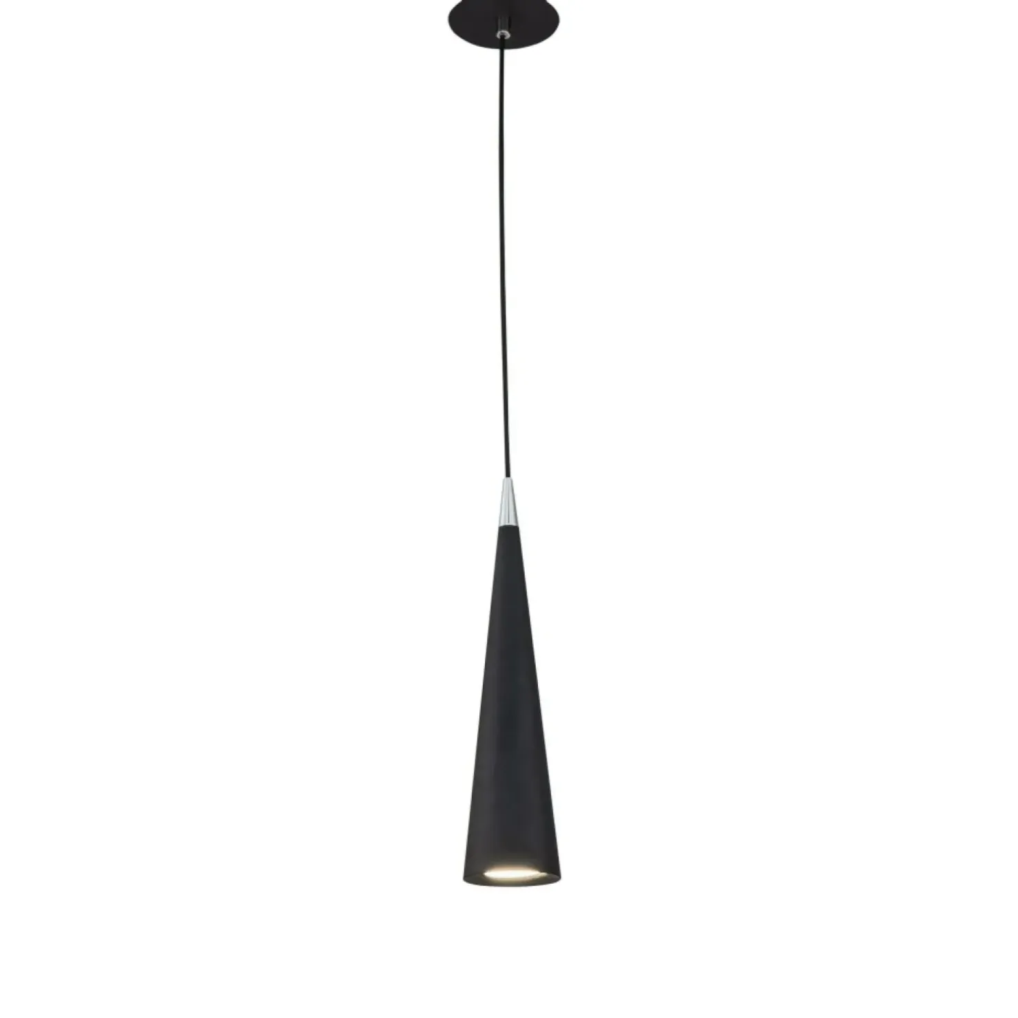 Store Sklep Kaja Czarna, punktowa lampa wisząca P318PL-01B NEVILL | Kaja Oświetlenie czarny