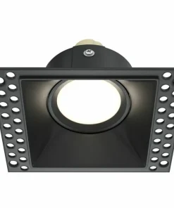 Czarna, punktowa oprawa wpustowa GU10 DL042-01-SQ-B z serii DOT | Kaja*Sklep Kaja Outlet