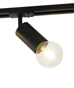Czarna, regulowana głowica na E27 do szyny magnetycznej 922121-1-BL*Sklep Kaja Cheap