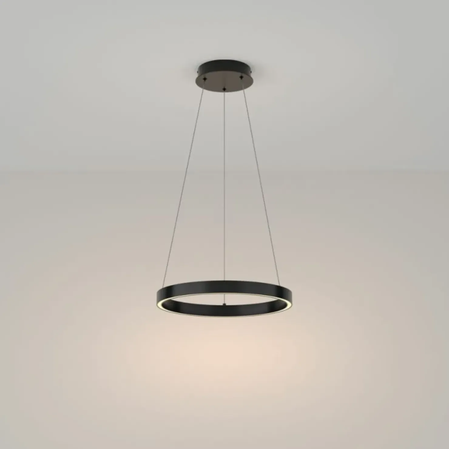 Best Sale Sklep Kaja Czarna, regulowana lampa wisząca LED MOD058PL-L22B3K z serii RIM