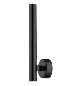 Czarna, wąska lampa ścienna tuba W0461-02B-L8L8 LOYA | Kaja*Sklep Kaja Best Sale