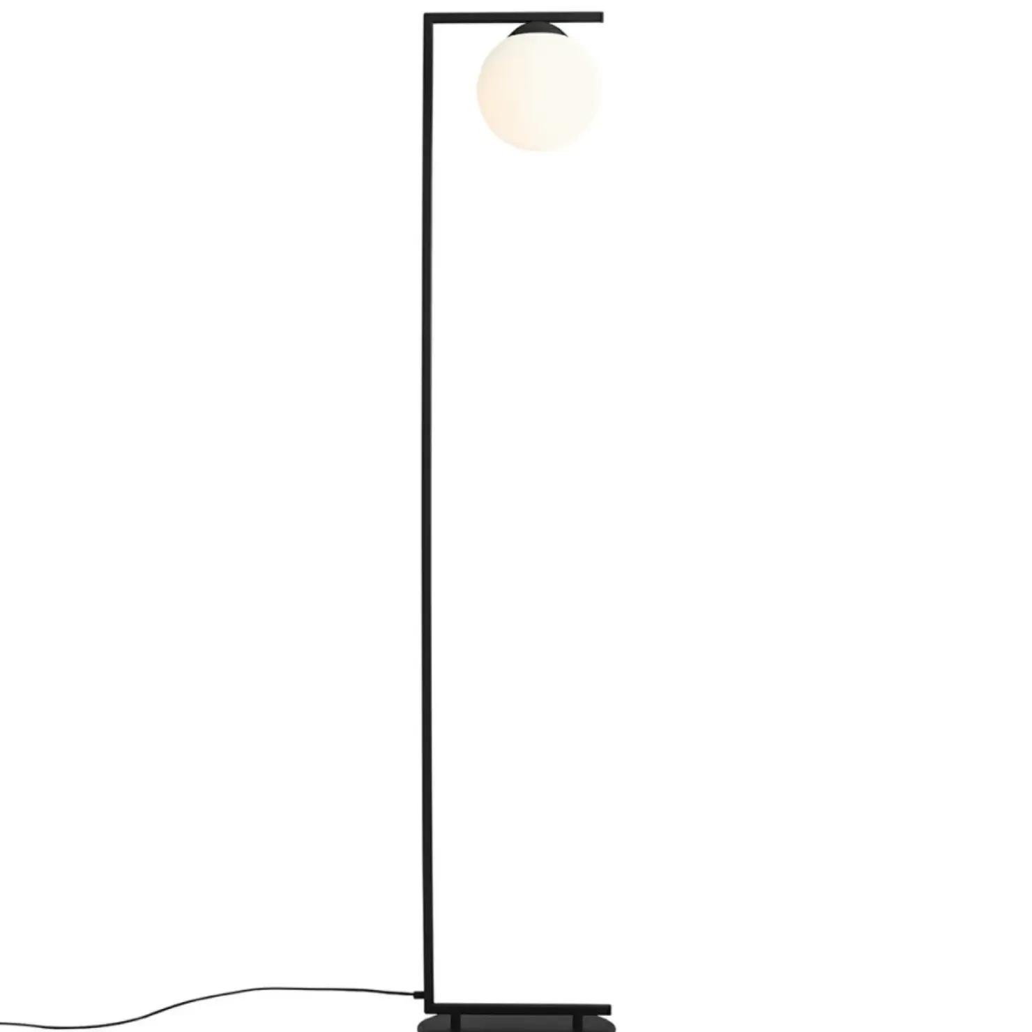 Czarna wysoka lampa podłogowa do salonu 1038A1_1 ZAC | Kaja*Sklep Kaja Outlet