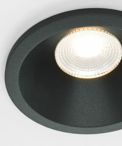 Czarne oczko podtynkowe LED ⌀6cm 3000K DL034-01-06W3K-D-B z serii ZOOM*Sklep Kaja Cheap