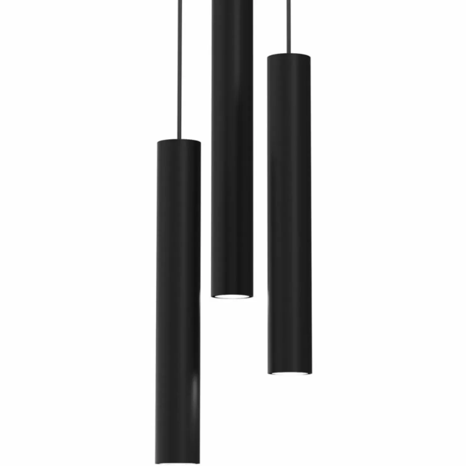 Best Sklep Kaja Czarne tuby na okrągłej podstawie MLP8793 HUDSON BLACK | Kaja