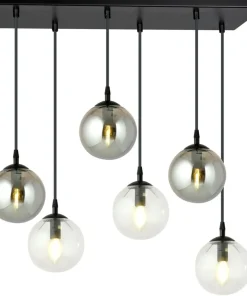 Cheap Sklep Kaja Czarno biała lampa wisząca regulacja wysokości 714/6M2 | Kaja