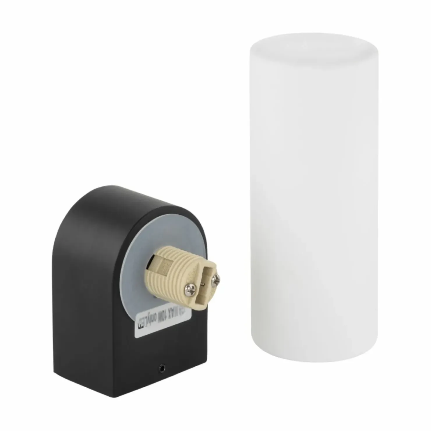 Czarno-biała lampa ścienna do łazienki 10725 NATALIE | Kaja*Sklep Kaja Shop