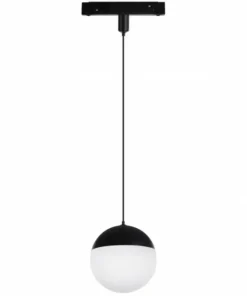 Czarno-biała lampa do szyny jednofazowej AZ4633 ELSA | Kaja*Sklep Kaja New