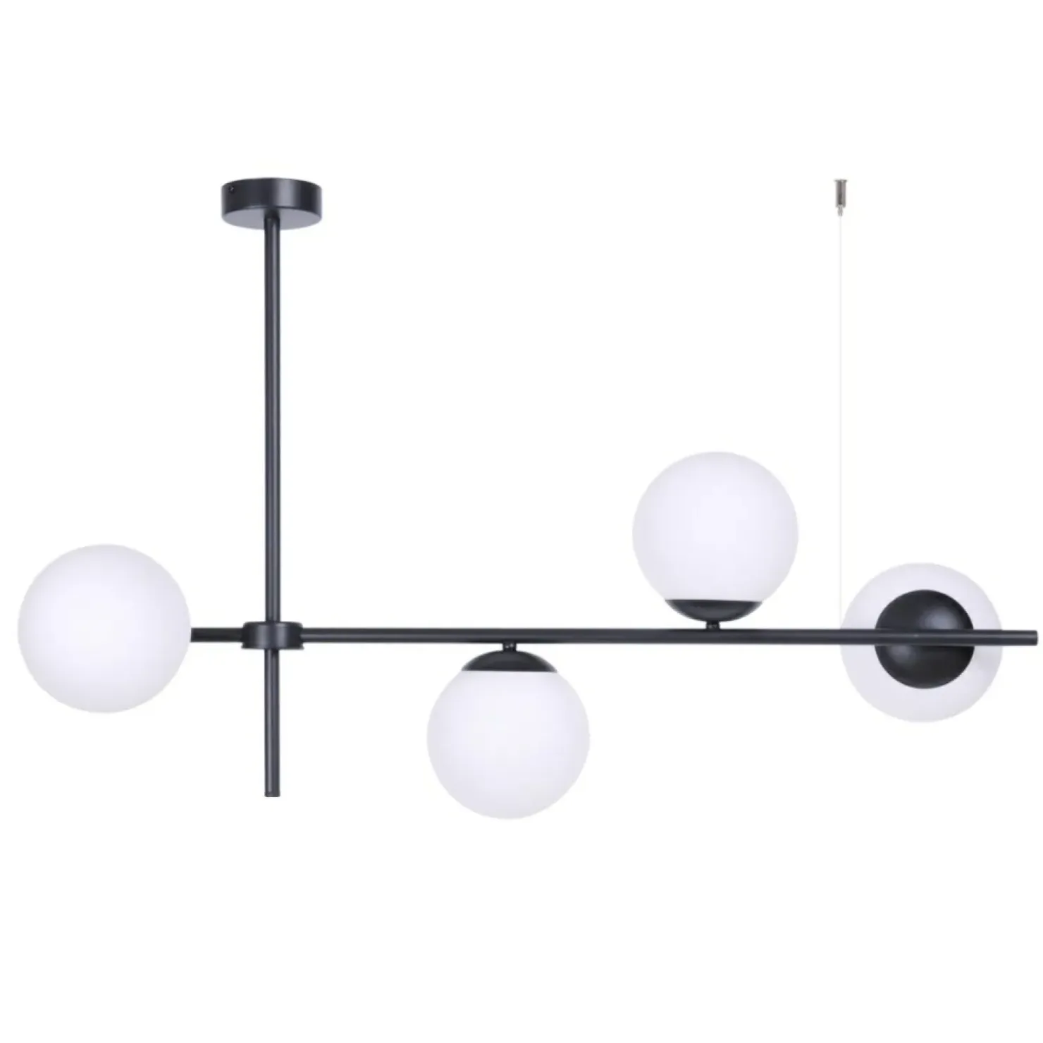 New Sklep Kaja Czarno-biała lampa sufitowa w nowoczesnym stylu K-4736 | Kaja