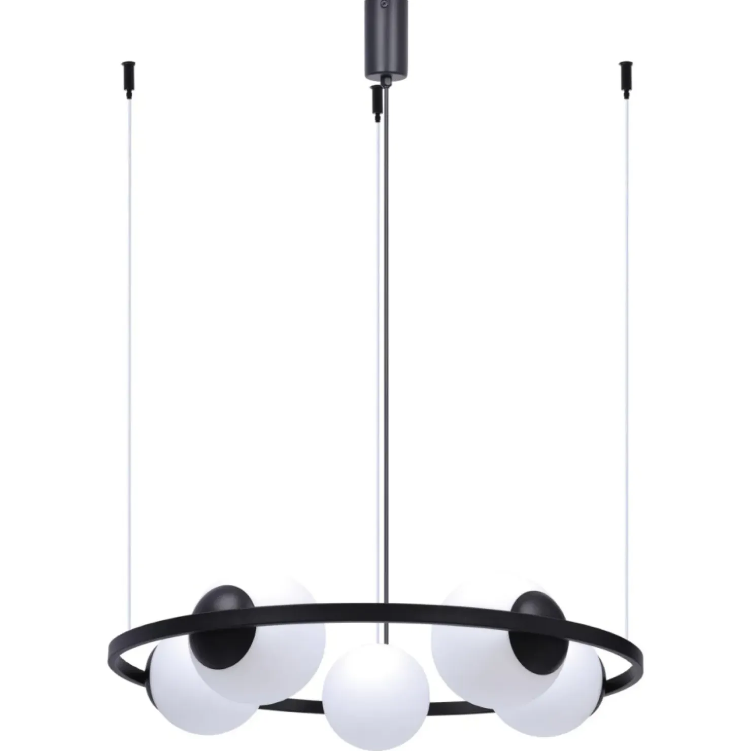 Cheap Sklep Kaja Czarno-biała lampa wisząca w stylu klasycznym 5011 z serii ORBIT