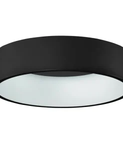 Czarno-biały ledowy plafon ⌀45cm 3945-842RC-BK-4 z serii CHIARA | Kaja*Sklep Kaja Store