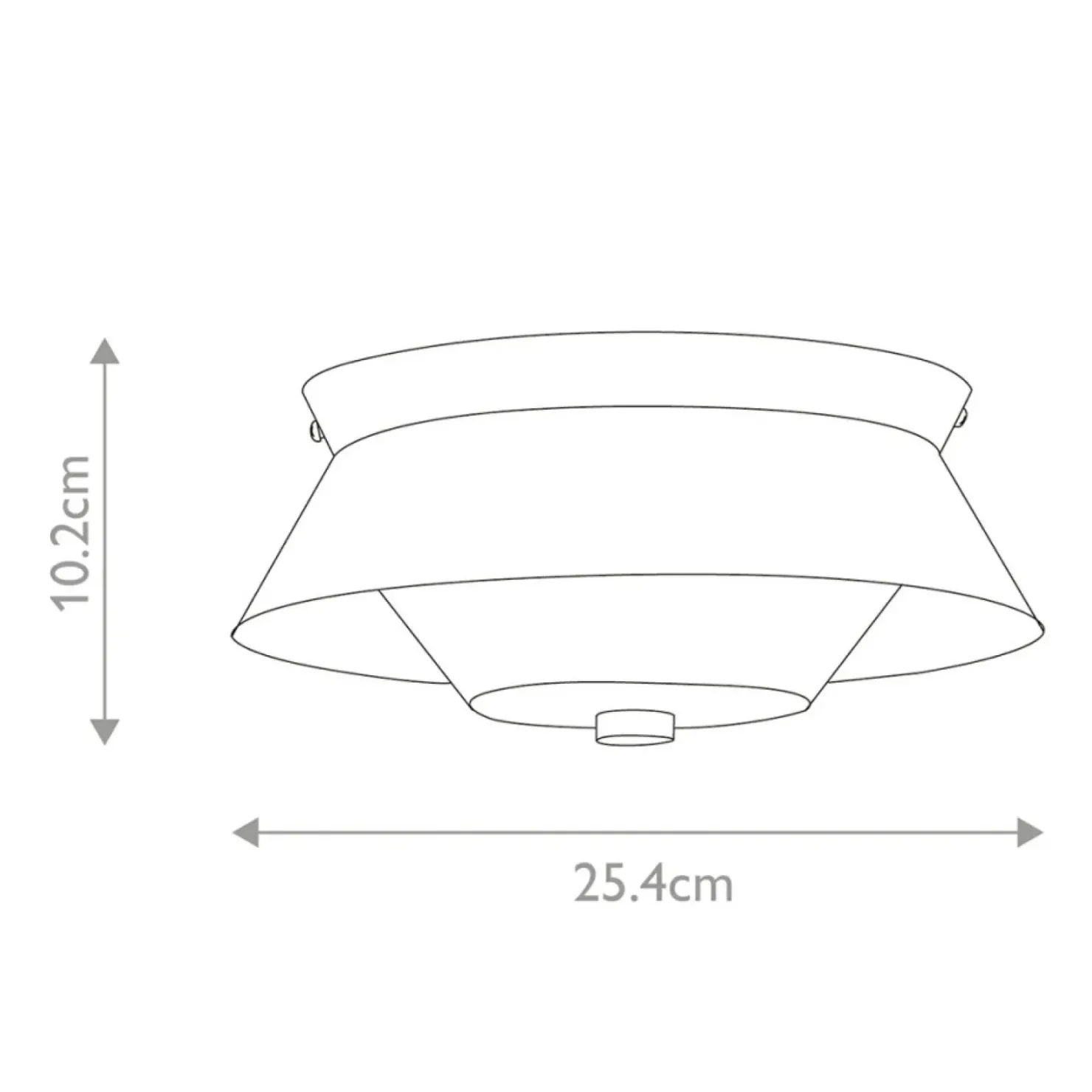 Czarno-biały plafon sufitowy BOWTIE-F-MB z serii BOWTIE*Sklep Kaja New