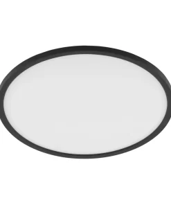 Czarno-biały plafon z LED-em, ochrona IP54 TK 6901 z serii AQUA*Sklep Kaja Store