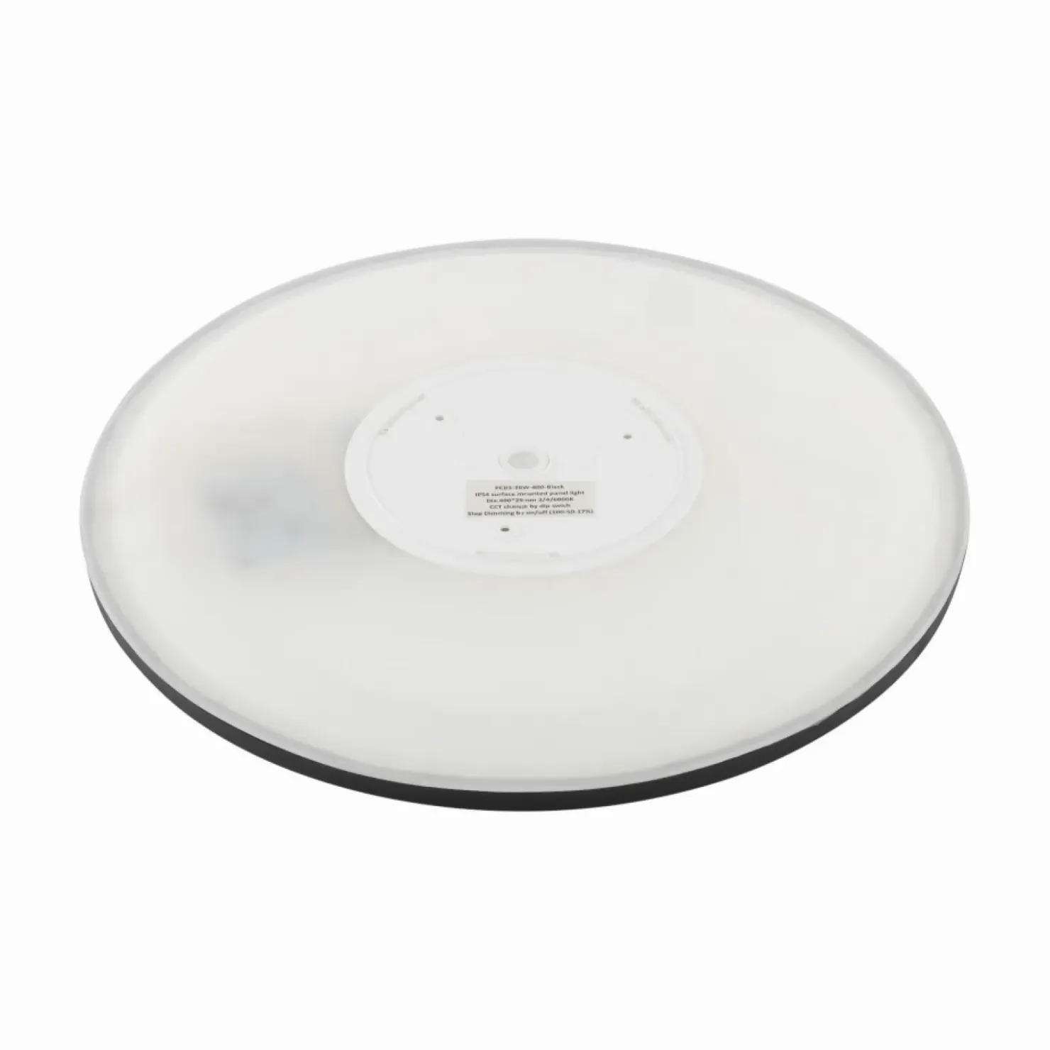 Czarno-biały plafon z LED-em, ochrona IP54 TK 6901 z serii AQUA*Sklep Kaja Store